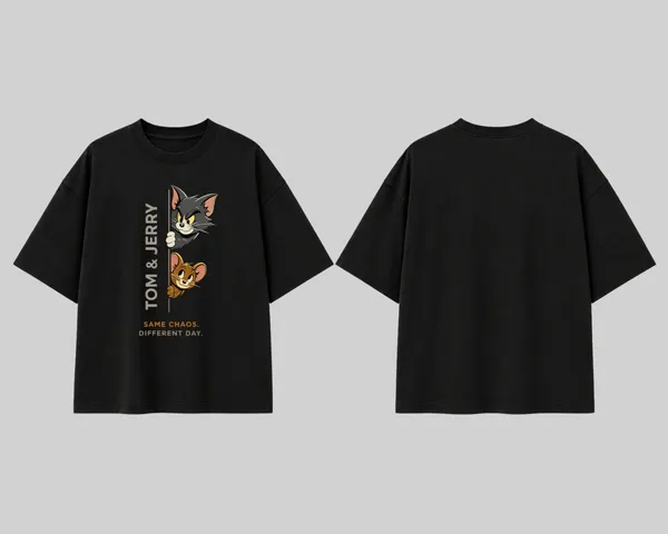 Stichix_Tom_Jerry_Graphic_Oversized_Black_T_Shirt_Same_Chaos_Different_Day_Cartoon_Tee