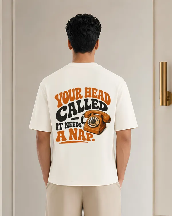 Your_Head_Called_It_Needs_A_Nap_Oversized_Graphic_T_Shirt_Vintage_Retro_Phone_Back_Print_Unisex_Casual_Cotton_Tee