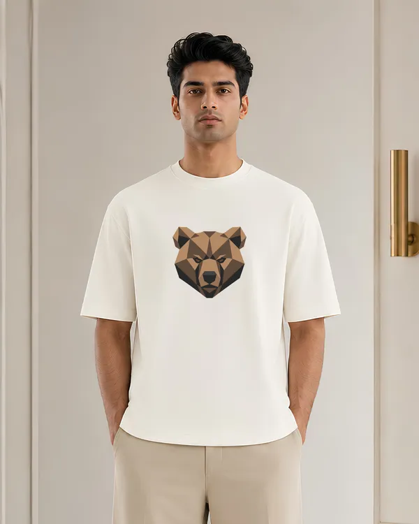 Geometric_Bear_Graphic_Oversized_T_Shirt_Minimalist_Polygon_Animal_Print_Tee_Unisex_Modern_Streetwear