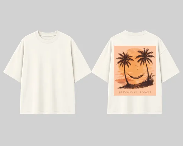 Somewhere_Slower_Tropical_Sunset_Oversized_T_Shirt_Beach_Vibes_Graphic_Tee_Unisex_Vacation_Streetwear