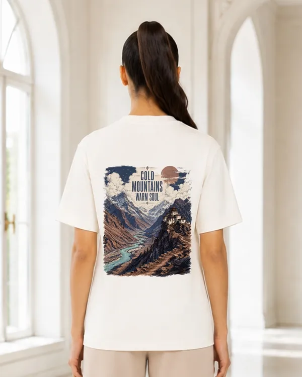 Cold_Mountains_Warm_Soul_Oversized_Graphic_T_Shirt_For_Women_Nature_Landscape_Back_Print_Travel_Tee
