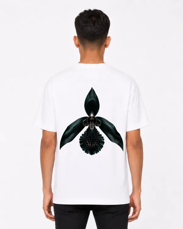 Dark_Orchid_Floral_Oversized_T_Shirt_For_Men_Botanical_Back_Print_Cotton_Tee_Aesthetic_White_Streetwear_T_Shirt