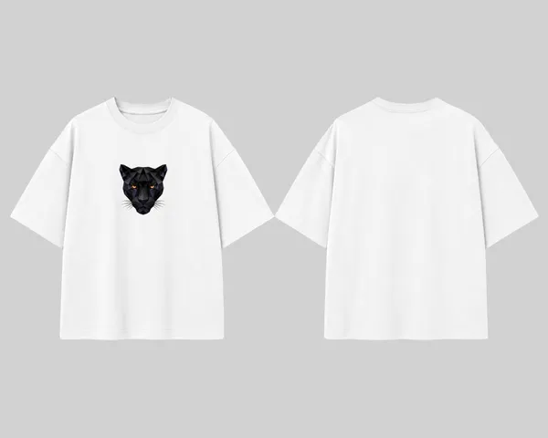 Geometric_Black_Panther_Oversized_T_Shirt_For_Men_Polygon_Wild_Cat_Graphic_Cotton_Tee_White_Streetwear_T_Shirt