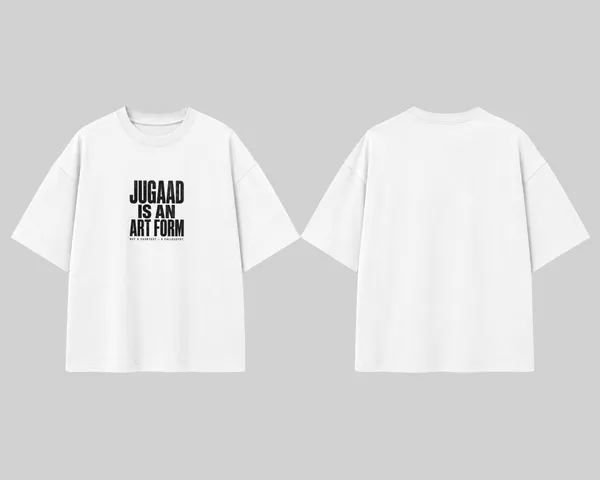 Jugaad_Is_An_Art_Form_Oversized_T_Shirt_For_Men_Women_Funny_Indian_Quote_Graphic_Tee_Motivational_Cotton_Casual_T_Shirt