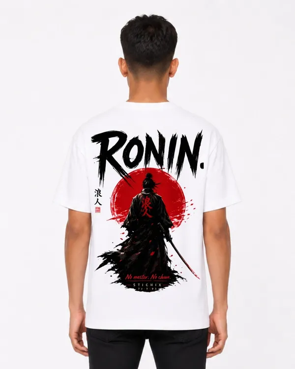 Ronin_Samurai_Oversized_T_Shirt_For_Men_Women_Japanese_Warrior_Graphic_Back_Print_Tee_Unisex_Anime_Streetwear_Cotton_T_Shirt