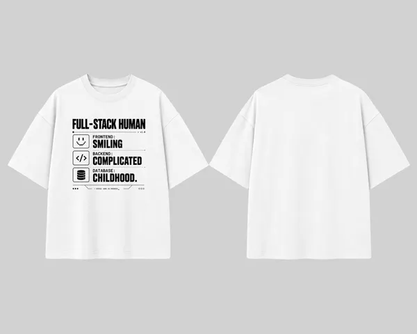 Full_Stack_Human_Developer_Graphic_T_Shirt_For_Men_Women_Programmer_Coding_Humor_Tee_Unisex_Geek_Cotton_T_Shirt