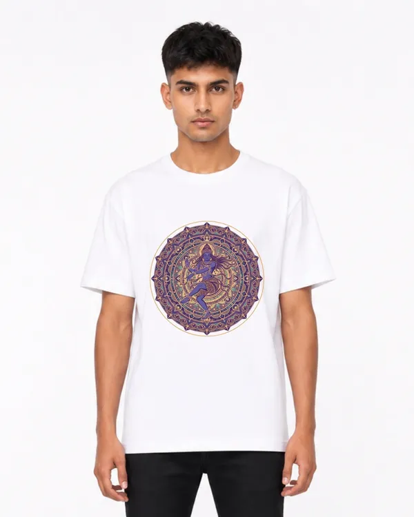 Lord_Shiva_Nataraja_Mandala_Graphic_T_Shirt_For_Men_Women_Sacred_Cosmic_Dance_Art_Tee_Spiritual_Unisex_Cotton_T_Shirt