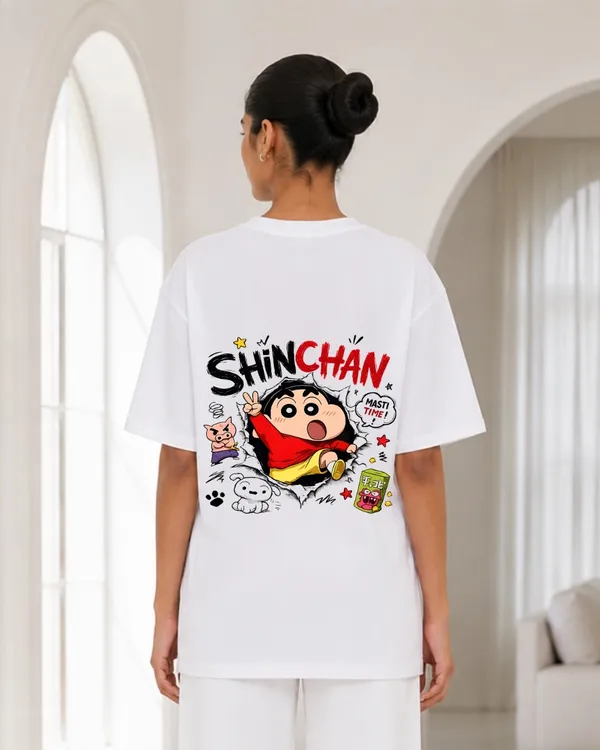 Women_S_Oversized_White_Cartoon_Character_Back_Print_T_Shirt_Fun_Anime_Style_Graphic_Tee