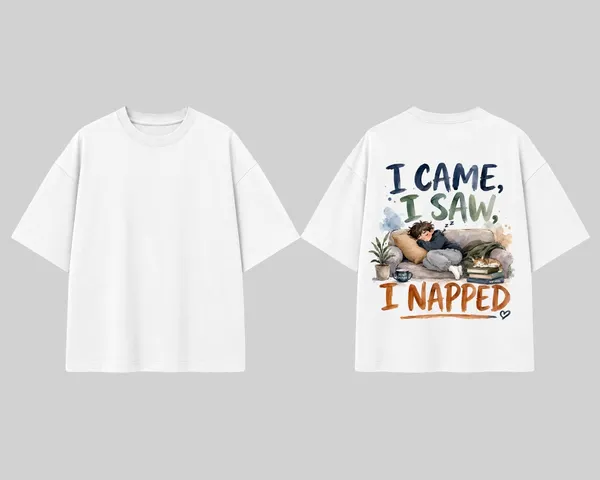 Women_S_Oversized_White_I_Came_I_Saw_I_Napped_Graphic_T_Shirt_Funny_Lazy_Day_Aesthetic_Back_Print_Tee