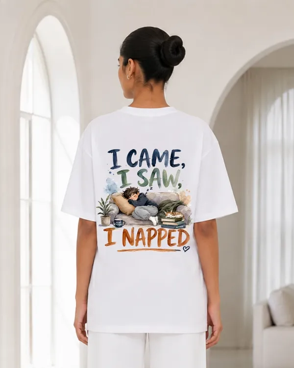 Women_S_Oversized_White_I_Came_I_Saw_I_Napped_Graphic_T_Shirt_Funny_Lazy_Day_Aesthetic_Back_Print_Tee