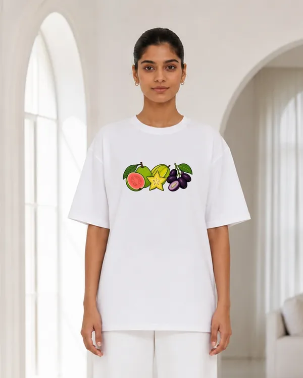 Tropical_Fruit_Graphic_Oversized_T_Shirt_For_Women_Guava_Starfruit_Jamun_Print_Casual_Aesthetic_Tee