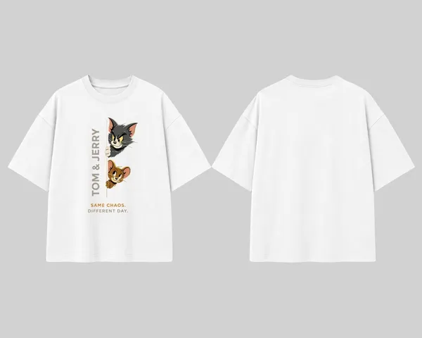 Women_S_White_Oversized_Tom_Jerry_Graphic_T_Shirt_Same_Chaos_Different_Day_Printed_Tee