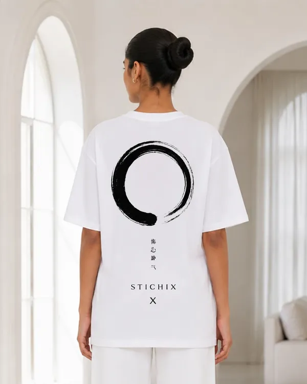 Women_S_White_Oversized_Peace_Zen_Graphic_T_Shirt_Minimal_Japanese_Inspired_Back_Print_Tee