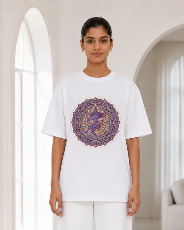 Women_S_White_Oversized_Lord_Shiva_Nataraja_Mandala_Graphic_T_Shirt_Spiritual_Premium_Cotton_Tee