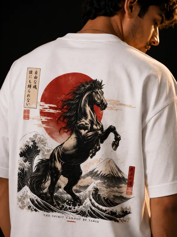 Stichix_S_Rising_Spirit_Oversized_T_Shirt_Japanese_Horse_Graphic_Streetwear