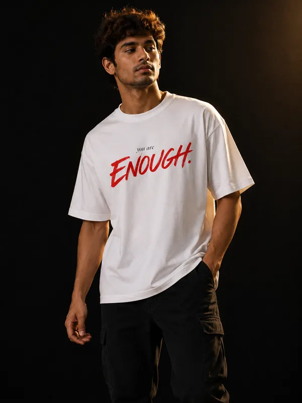 You_Are_Enough_Oversized_T_Shirt_Wild_Horse_Graphic_Tee_By_Stichix