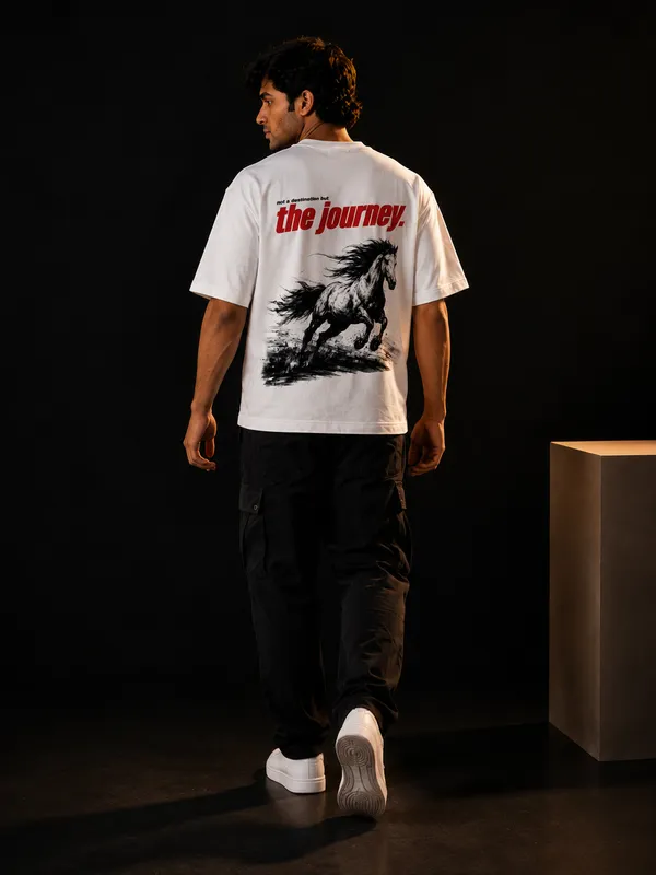 Stichix_S_The_Journey_Oversized_T_Shirt_Running_Horse_Graphic_Tee