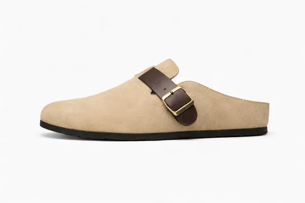 Beige_Suede_Leather_Buckle_Strap_Casual_Sandals_For_Men