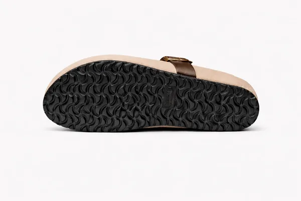 Beige_Suede_Leather_Buckle_Strap_Casual_Sandals_For_Men