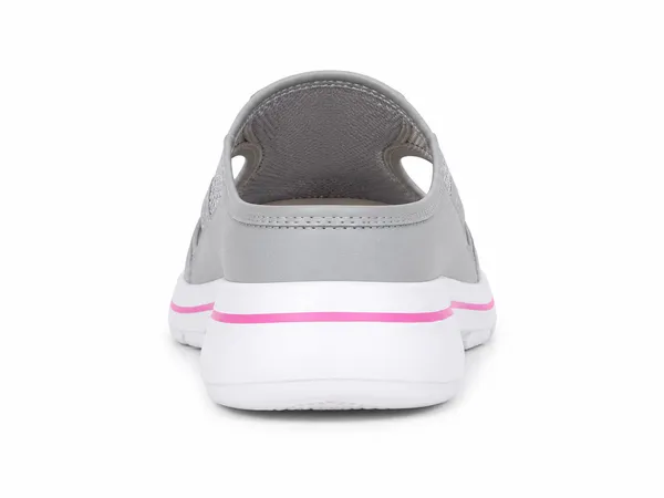 Grey_Mesh_Slip_On_Clogs_For_Women