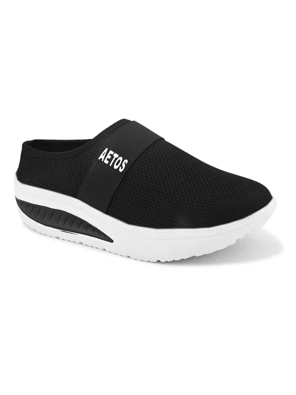 Black_Mesh_Slip_On_Shoes_For_Women