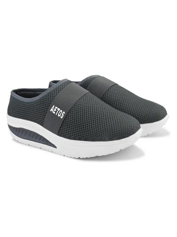 Grey_Mesh_Slip_On_Shoes_For_Women
