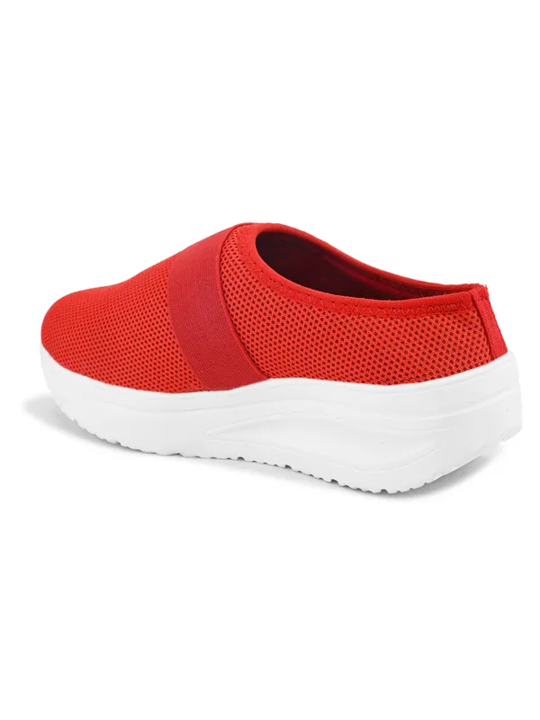 Red_Mesh_Slip_On_Shoes_For_Women