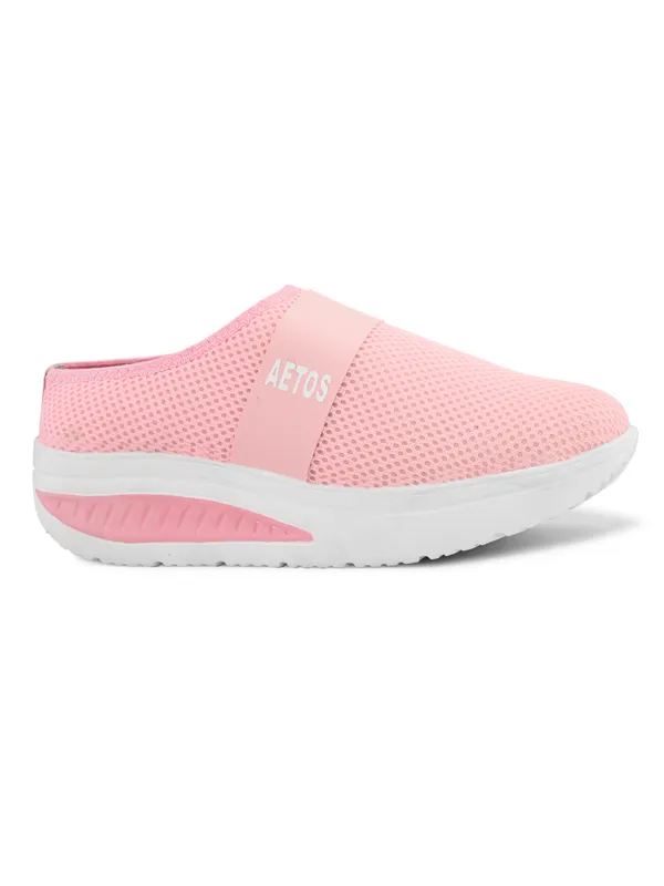 Pink_Mesh_Slip_On_Shoes_For_Women