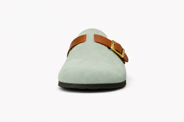 Sage_Green_Suede_Leather_Slip_On_Clog_Sandals_For_Men