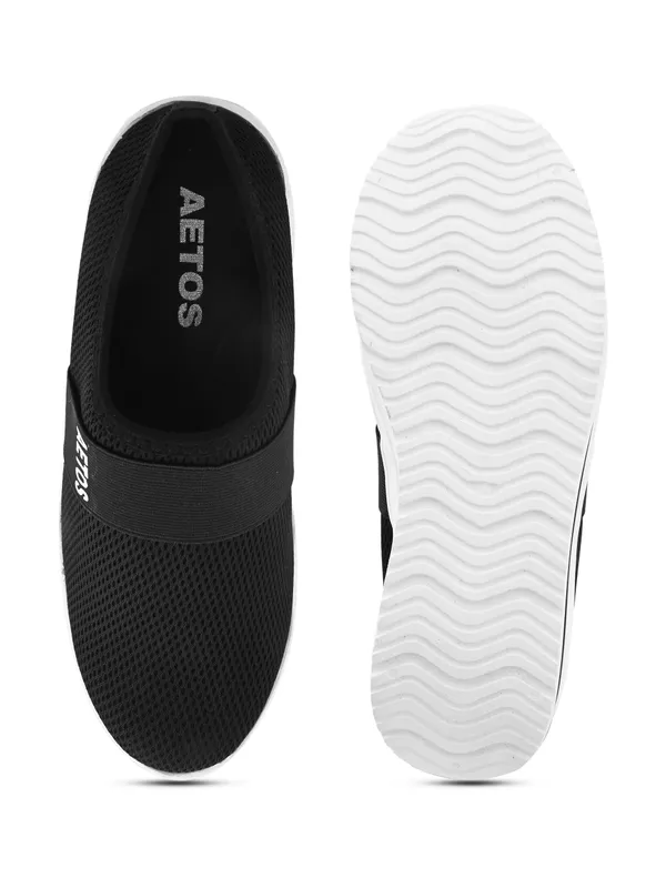 Black_Mesh_Slip_On_Shoes_For_Women