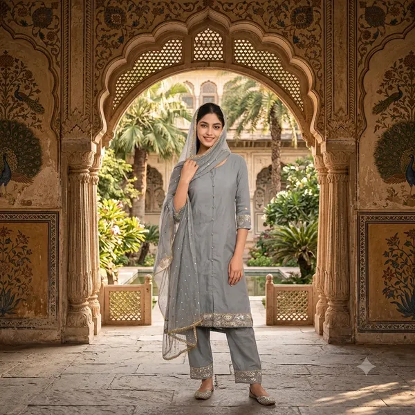 Grey_Cotton_Silk_Embroidered_Straight_Unstitched_Suit_Set_For_Women