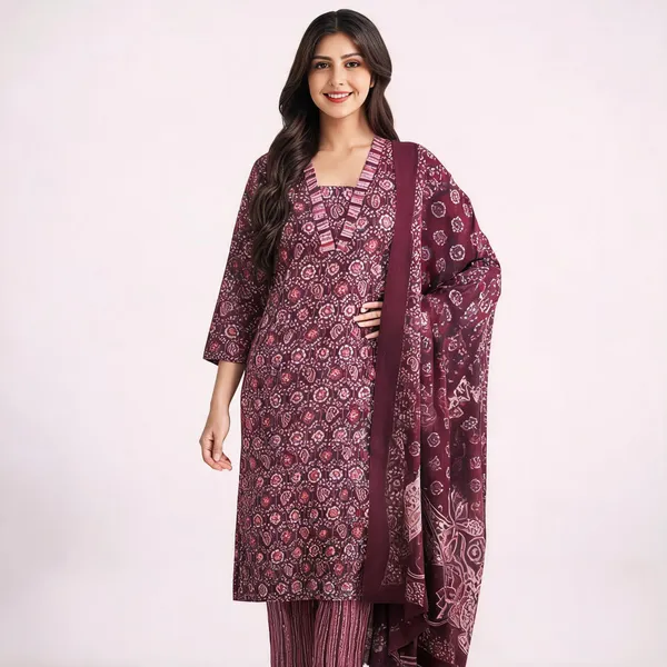 Maroon_Cotton_Printed_Straight_Suit_Set_For_Women