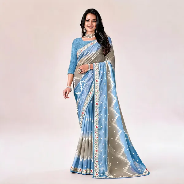Blue_Grey_Chiffon_Printed_Saree_For_Women