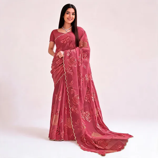 Rose_Chiffon_Floral_Printed_Saree_For_Women