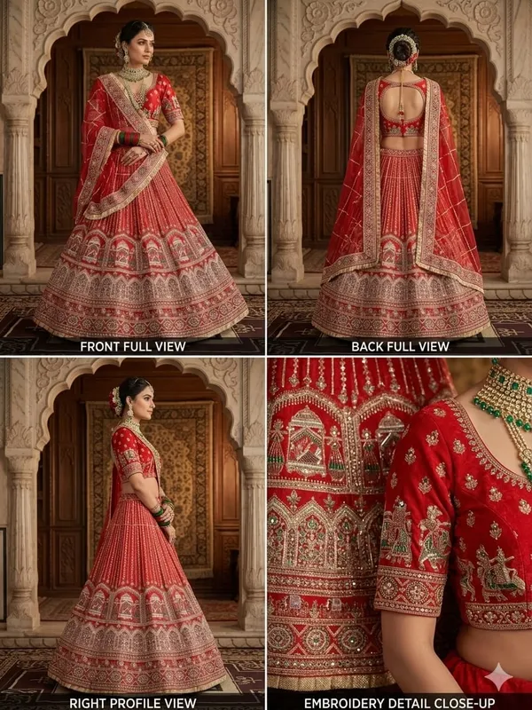Red_Silk_Embroidered_Bridal_Lehenga