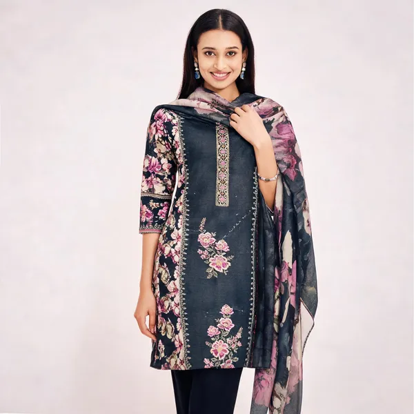 Grey_Silk_Floral_Print_Straight_Salwar_Unstitched_Suit_Set_For_Women