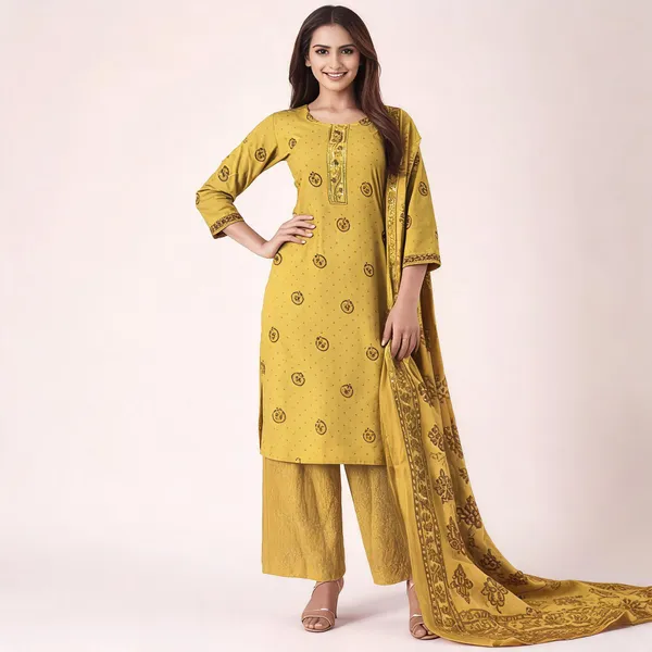 Mustard_Cotton_Printed_Straight_Suit_Set_For_Women