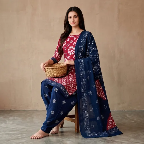 Maroon_Cotton_Printed_Unstitched_Suit_Set_For_Women