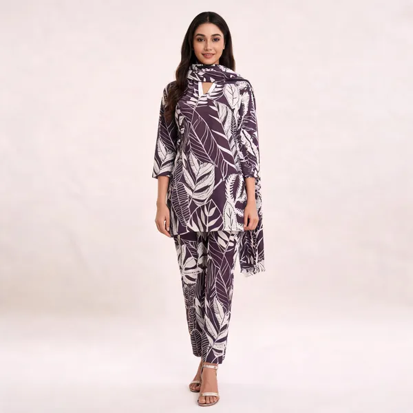 Grey_Cotton_Printed_Three-Piece_Unstitched_Suit_Set_For_Women