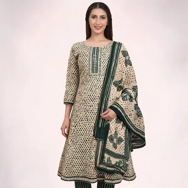 Beige_Cotton_Printed_Straight_Suit_Set_For_Women