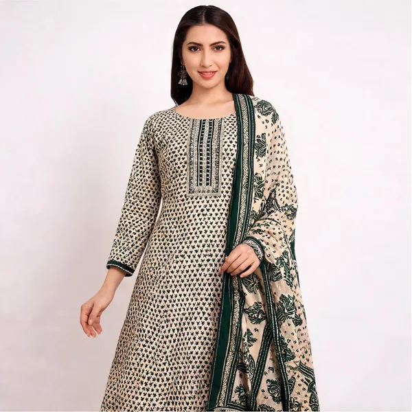 Beige_Cotton_Printed_Straight_Suit_Set_For_Women