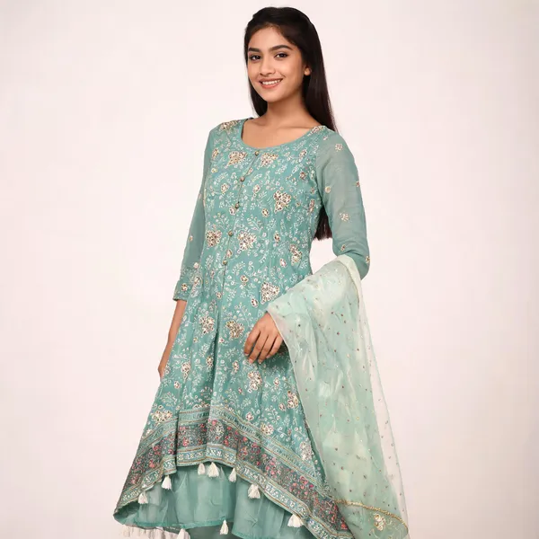 Mint_Green_Cotton_Silk_Embroidered_Anarkali_Unstitched_Suit_Set_For_Women