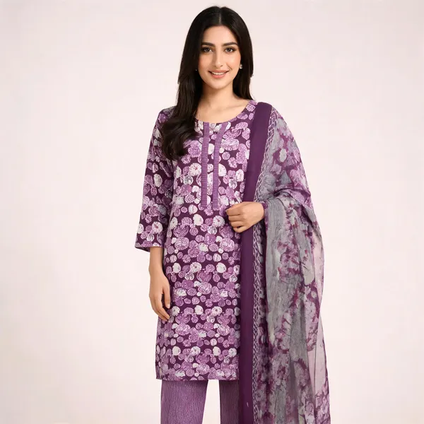 Purple_Cotton_Straight_Printed_Kurta_Suit_Set_For_Women
