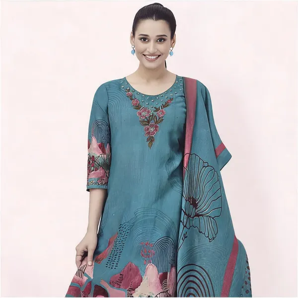 Blue_Silk_Embroidered_Straight_Kurta_Suit_Set_For_Women