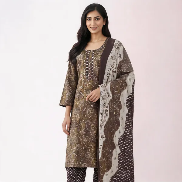 Brown_Cotton_Printed_Straight_Suit_Set_For_Women
