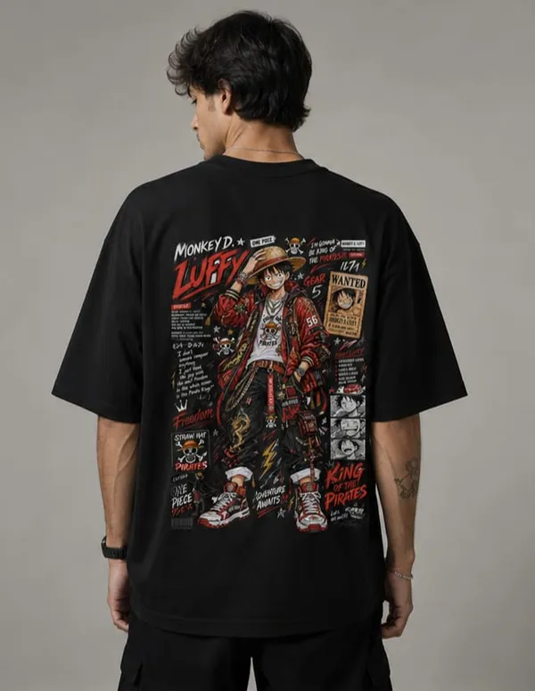 Luffy_Pirate_King_Oversized_Graphic_T-Shirt