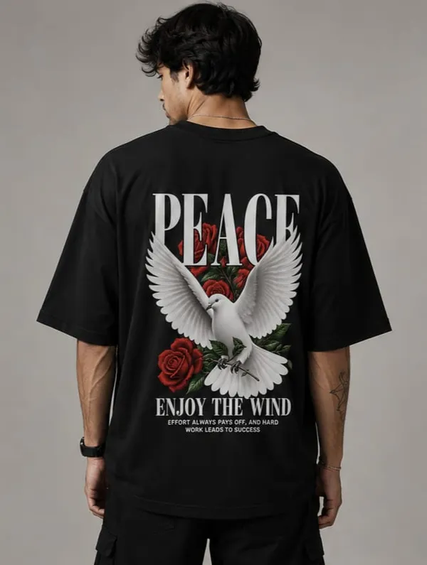 Peace_&_Roses_Oversized_Graphic_T-Shirt
