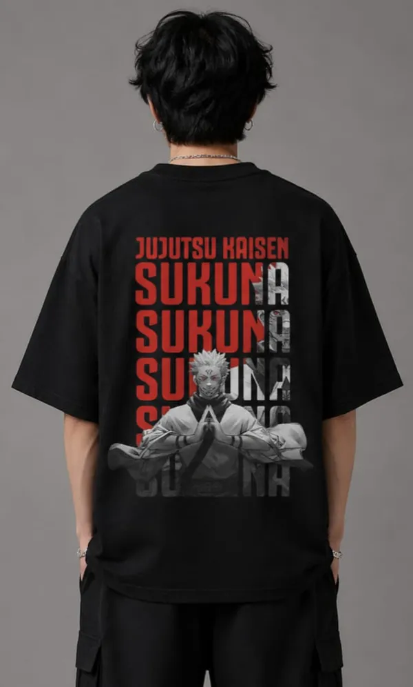 Sukuna_Curse_King_Oversized_Tee
