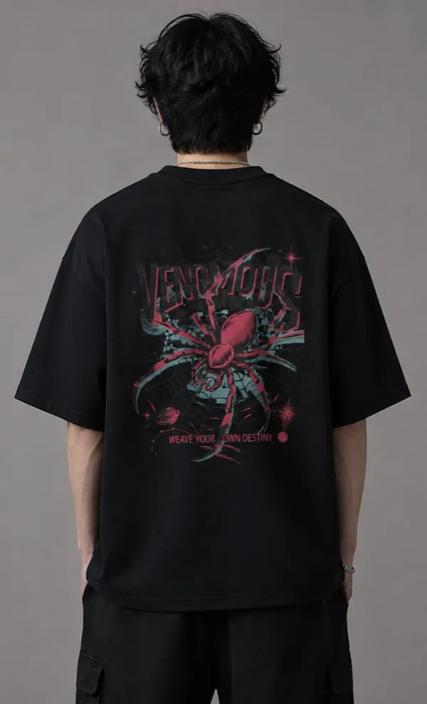 Venomous_Destiny_Spider_Oversized_Graphic_T-Shirt