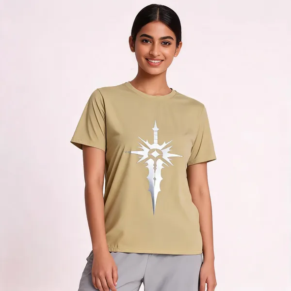 Beige_Polyester_Regular_Fit_T-Shirt_For_Unisex